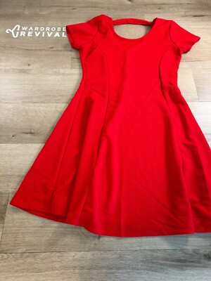 open lace back dress Fluid Drape Dress main image 1