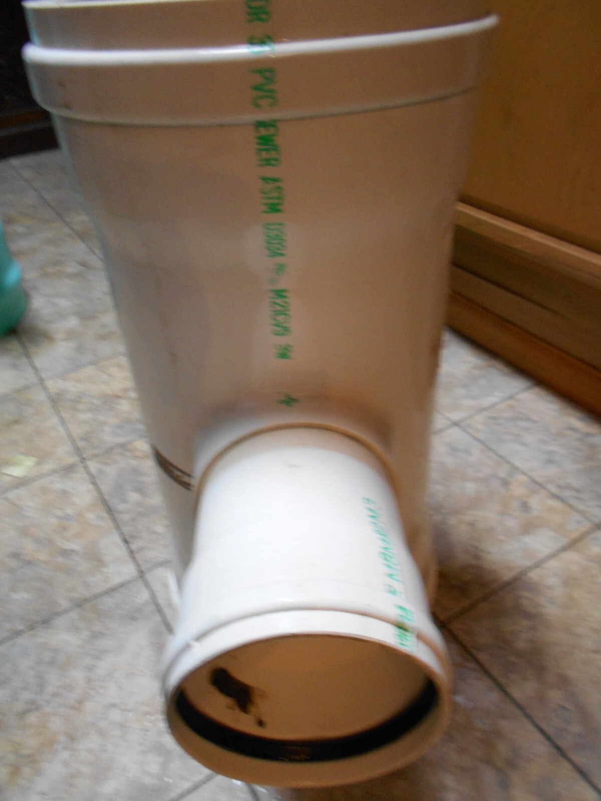 PVC 12" X 6" 90° FITTING T PSM SDR35 GASKETED SEWER PIPE D3034 eBay