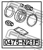 0475-N21F FEBEST Repair Kit, brake caliper for MITSUBISHI