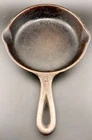 Vintage 6 1/2" Wagner Ware No. 3 Cast Iron Sidney-0 Skillet # 1053 Frying Pan