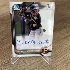 2022 Bowman Chrome YORDANY DE LOS SANTOS 1st Bowman Prospect Auto #CPA-YD