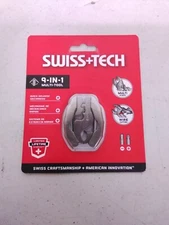 Polished SS 9-in-1 Micro Pocket Multitool with Screwdrivers, Pliers ST50016