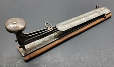 VTG DUPLEX NEVA CLOG DESKTOP STAPLER MADE IN GERMANY 12" RARE FIND MAX VOGEL