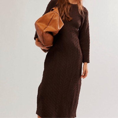 knee length dresses for ladies Contour Midi Dress – Elegant Bodycon Date Night Style – Luxuriance Style ™ main image 1