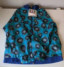 JPI Company Vintage Retro Football Colourful Windbreaker Kids 90’s Size LG 14-16