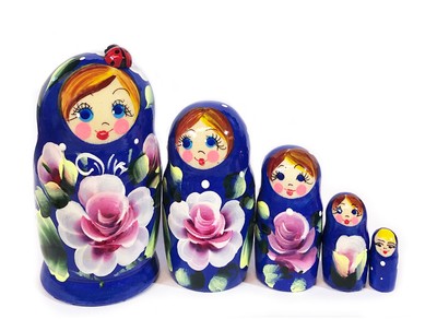 real russian nesting dolls