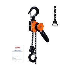 YATOINTO Mini Lever Chain Hoist 1/4 Ton 550 lbs Lever Hoist 10 ft Ratchet Cha...