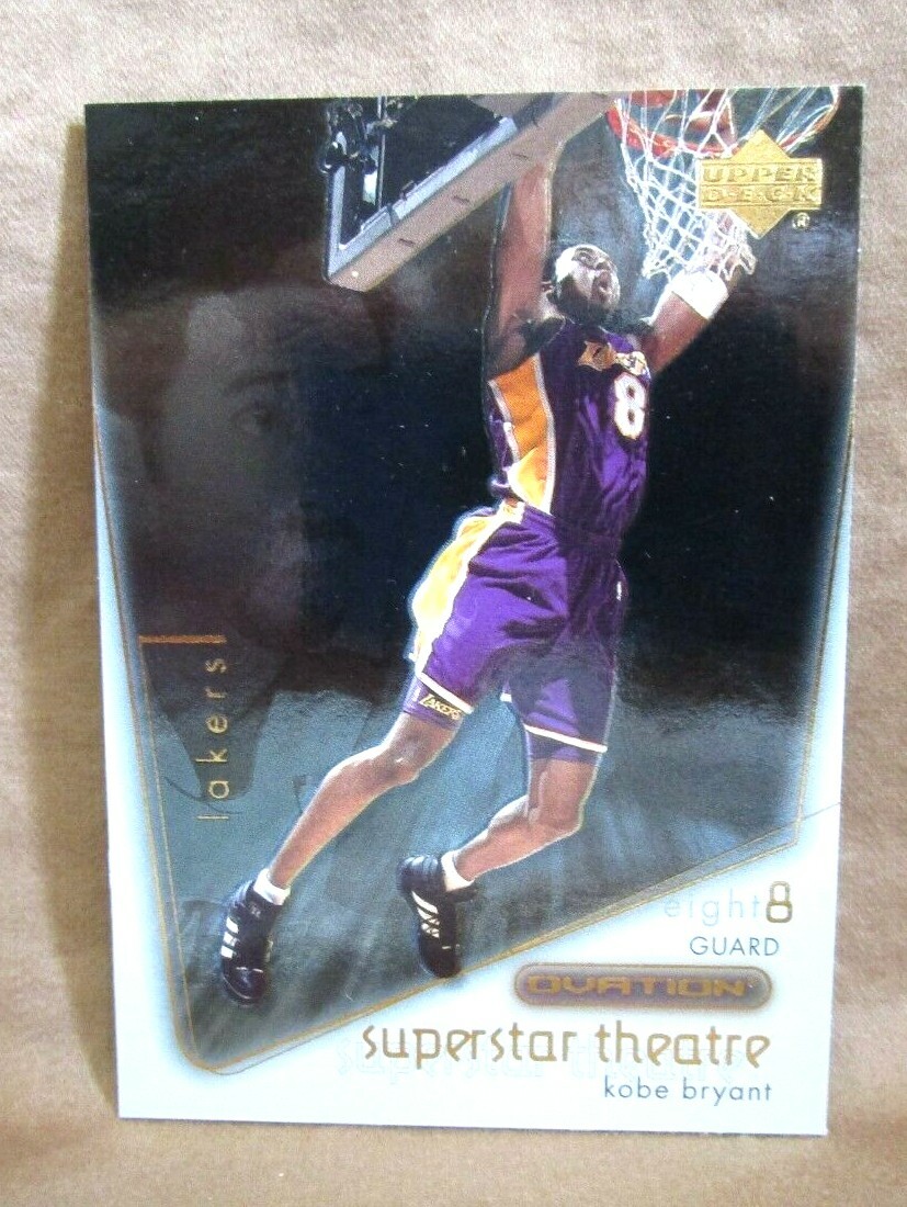KOBE BRYANT 2000-01 UPPER DECK OVATION SUPERSTAR THEATRE!LAKERS G