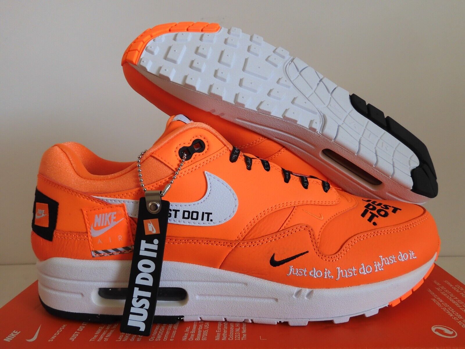 Nike Women's Air Max 1 Just Do It Collection 'Total Orange