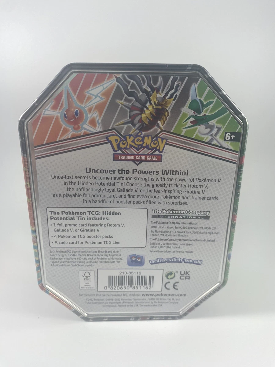 Fall 2022 Tins Feature Giratina, Rotom, and Gallade V