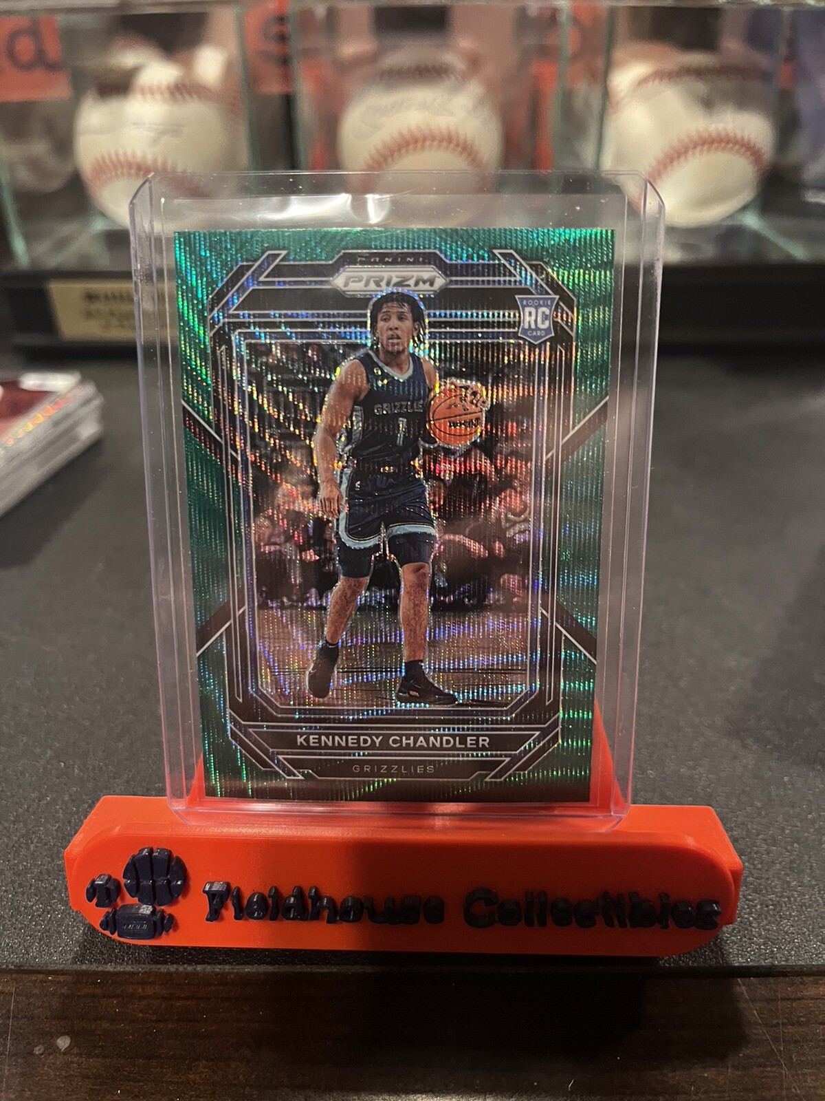 2022-23 Panini Prizm Jake LaRavia #244 RC Rookie Green Wave Prizm Fanatics SP