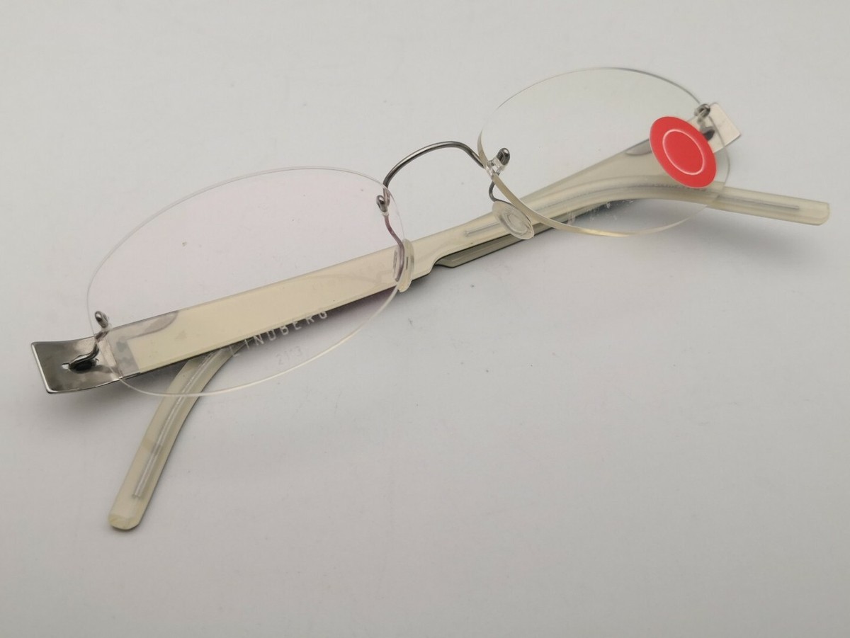 Lindberg Spirit Titanium 2113 Eyeglasses Rimless Glasses Hand Made in  Denmark