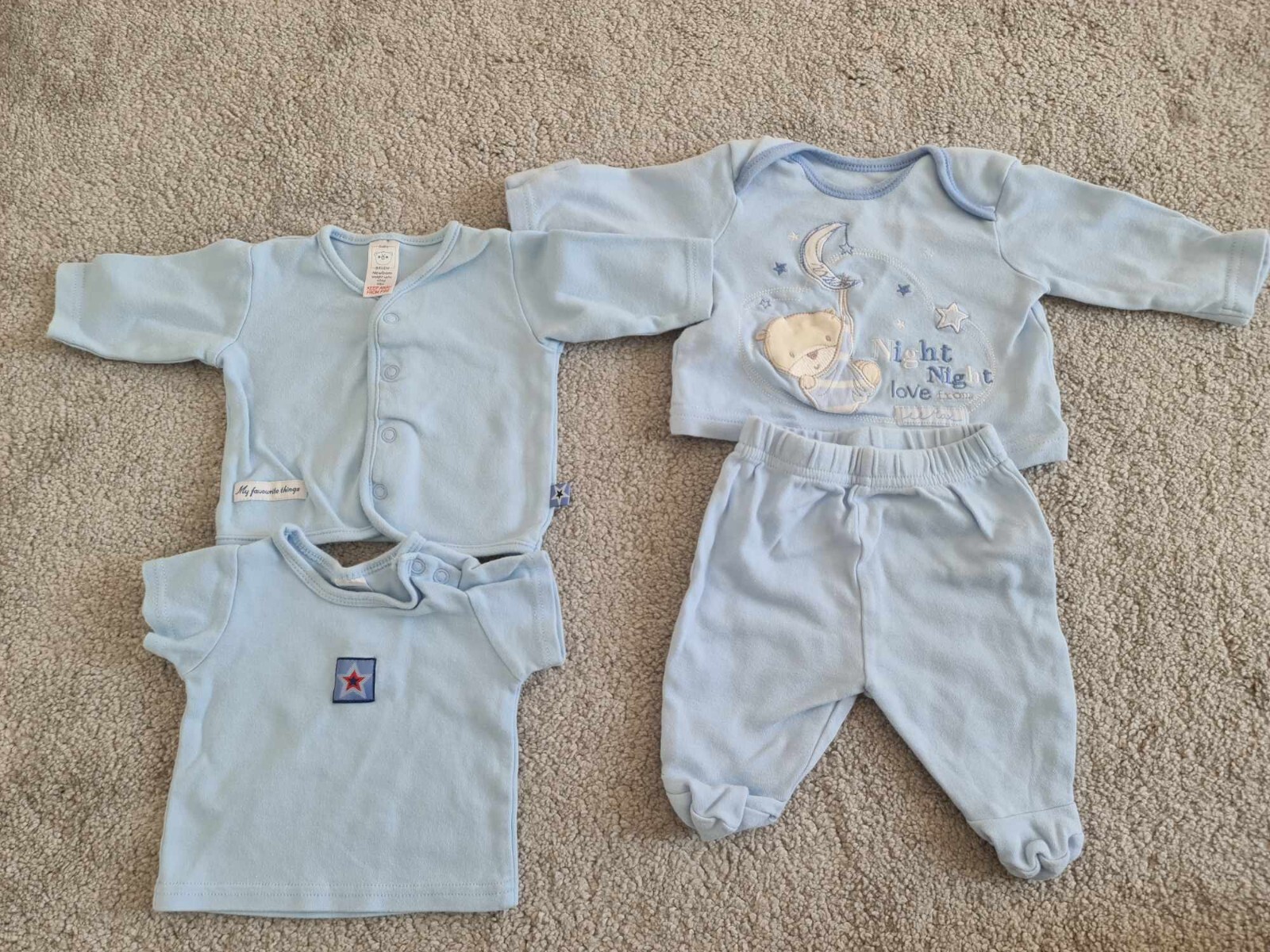 Baby Boy Clothes Bundle 03 Months 43 items (bodysuits, trousers, tops