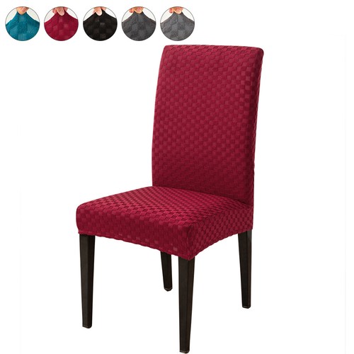 4er-Pack Esszimmerstuhlbezug Jacquard elastisch Bankettstuhl Schutz Slipper - Bild 33 von 59