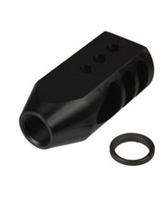 All Steel 5/8X24 TPI Tanker Competition Muzzle Brake For .308 US Seller