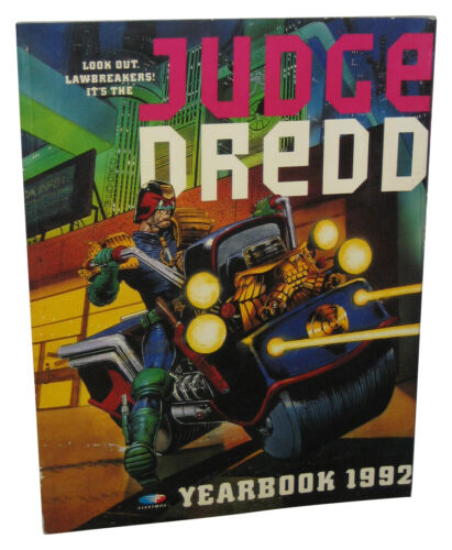 Judge Dredd Yearbook 1992 livre de poche Fleetway - Photo 1/2