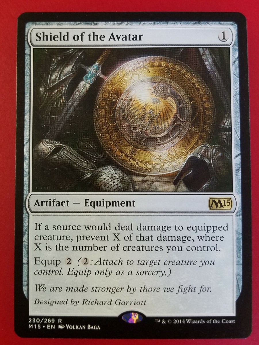1x Shield of the Avatar | M15 Magic 2015 | MTG Magic Cards | eBay