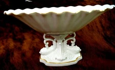 Lenox Aquarius Large Center Porcelain Bowl with Gold Accents