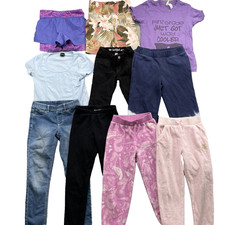 Juicy Couture Champion Mix Brand Lot of 10 Kids Girl 6-8 Jogger Tee Shorts Jeans