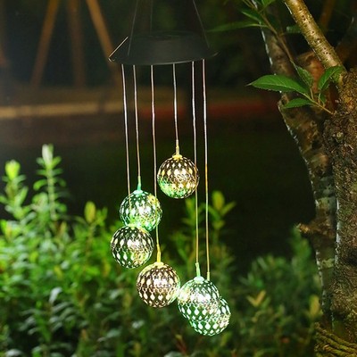 Solar Wind Chimes Farbwechsel für Yard PartyWeihnachten Thanksgiving Decor