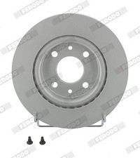 2x FERODO Bremsscheibe Vorderachse u.a. für DACIA, DAIHATSU, DODGE, LADA