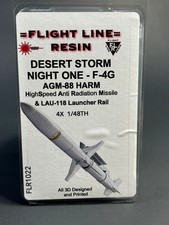 Flight Line Resin FLR1022 1/48 Desert Storm Night one AGM-88 HARM (4)