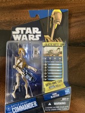 Star Wars The Clone Wars Battle Droid Commander Cw 22 Firing Blaster