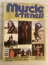 Muscle & Fitness Magazine October 1981 Cover Arnold Schwarzenegger 9514