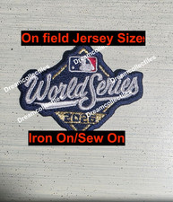 2026 World Series Patch Milwaukee Brewers Baseball Jersey Patch On Field Size