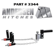 No-sway Andersen Weight Distribution Hitch 4 Drop 2-516 Ball Fit 4-38 Frame
