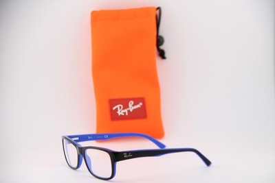 NEW RAY-BAN JUNIOR RB 5268 5179 BLACK BLUE EYEGLASSES FRAMES 50-17