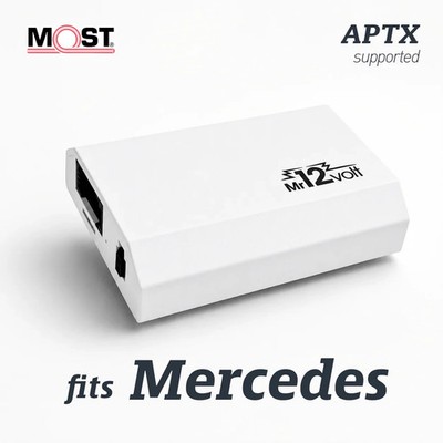 Mercedes Benz NTG 1/2 APS50 Comand Bluetooth Adapter APTX HD MOST Glasfaser