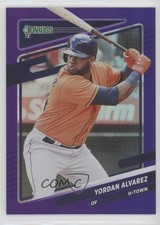 2021 Panini Donruss Variation Holo Purple Yordan Alvarez (H-Town) #174 0a3