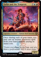 Zaffai and the Tempests - Foil Light Play, English Magic the Gathering MTG Secre