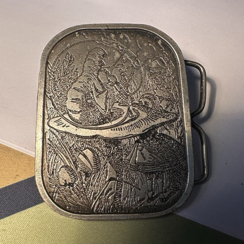 Set of 4 Alice in Wonderland belt buckles 
