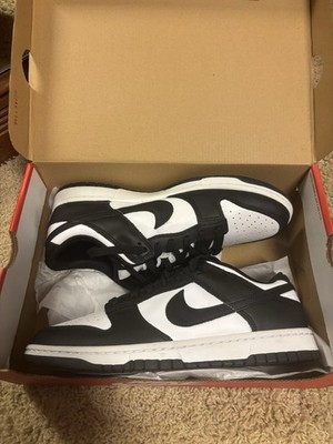 あうページ　ダダ、ブラックキング Nike Dunk Low Panda Men's Low Top Lace-Up Sneakers Black White
