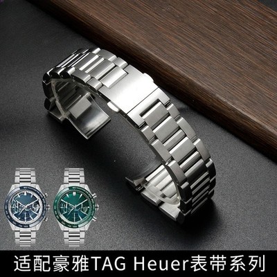 Quality Solid Stainless Steel Watch Strap Mens Metal Bracelet 22mm for TAG Heuer