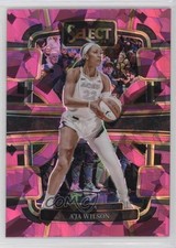 2024 Panini Select WNBA Concourse Pink Ice Prizm A'ja Wilson #86 0pm