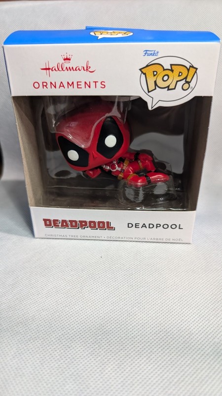 Hallmark Marvel Deadpool Funko POP! Christmas Ornament - NEW IN BOX