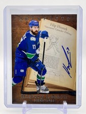 2025-26 Upper Deck Artifacts FILIP HRONEK History Lesson Signatures Auto Canucks