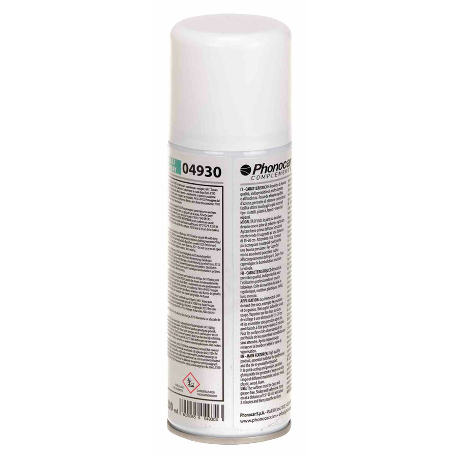 Phonocar 04931 Spray Adesivo 200ml - Colla Professionale Made in Italy