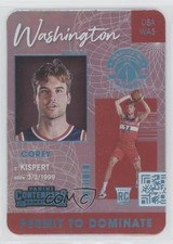 2021-22 Panini Contenders Permit to Dominate Corey Kispert #15 0bv8