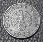 Germany 10 Reichspfennig coin from a recent eBay sale