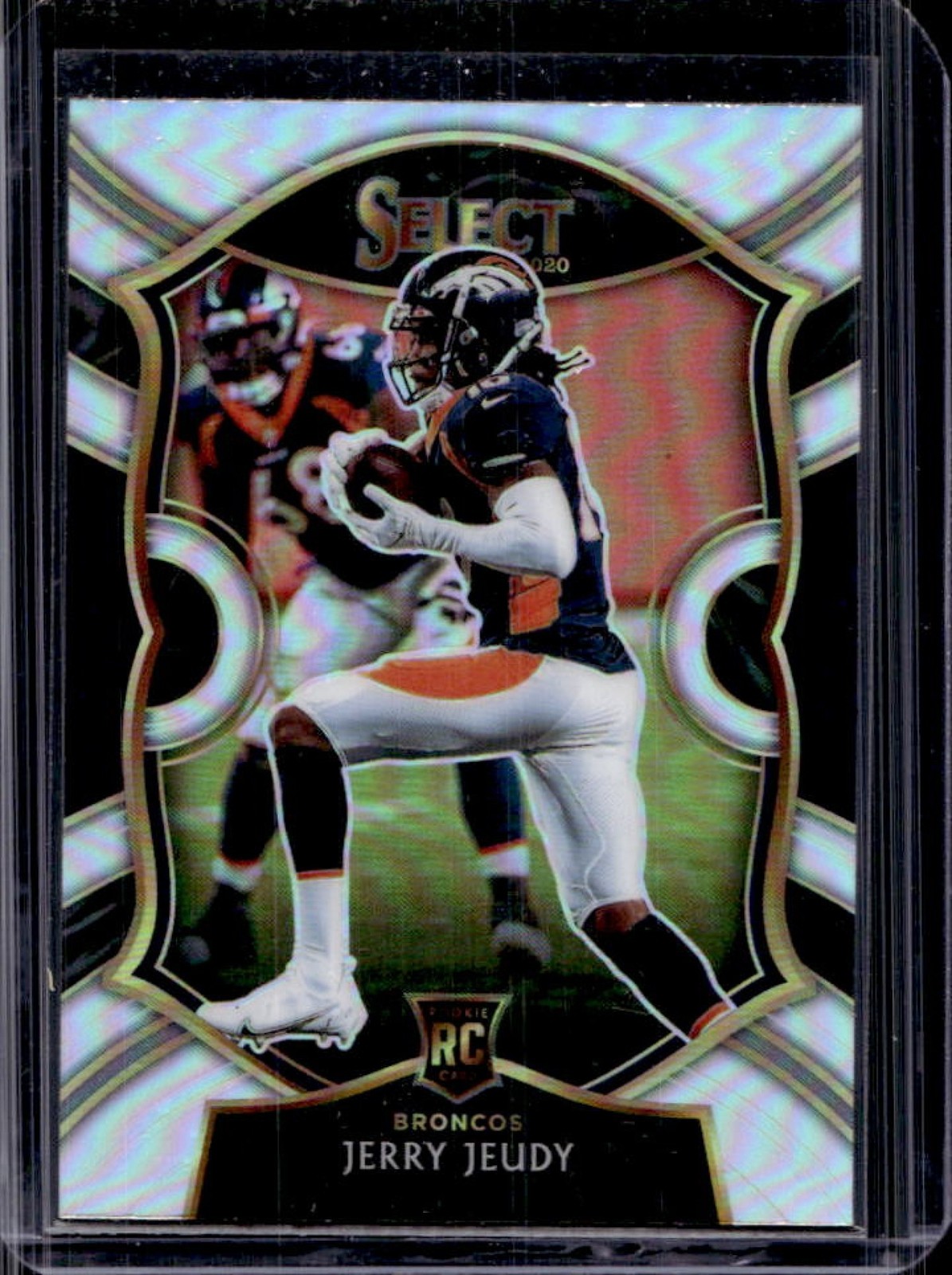 2020 Select Jerry Jeudy RC Silver Prizm Concourse #56 Broncos