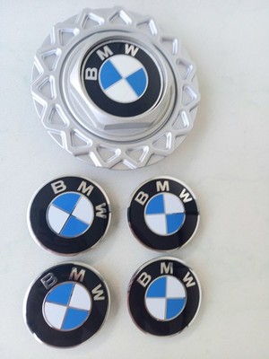BMW E30 Embleme Kreuzspeichen Felgendeckel BBS Nabendeckel 70mm