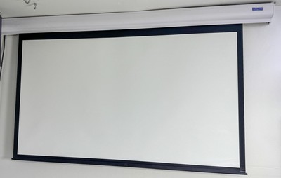 Da-Lite 16:9 76'' Diagonal Powered Projector Screen with Remote