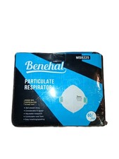 60 Pcs Particulate N95 Masks NIOSH Approved Disposable Mask White Exp 08/29 New