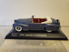 MINICHAMPS 1:43 1941 LINCOLN CONTINENTAL FORD MOTOR COMPANY 100 YEARS NO ANTENNA