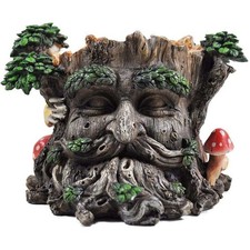 Greenman Face Plant Pot Holder Tree Ent Face Decorative Woodland Planter (39689)