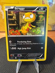 Scraggy BW25 Black & White Promo Cracked Ice Holo
